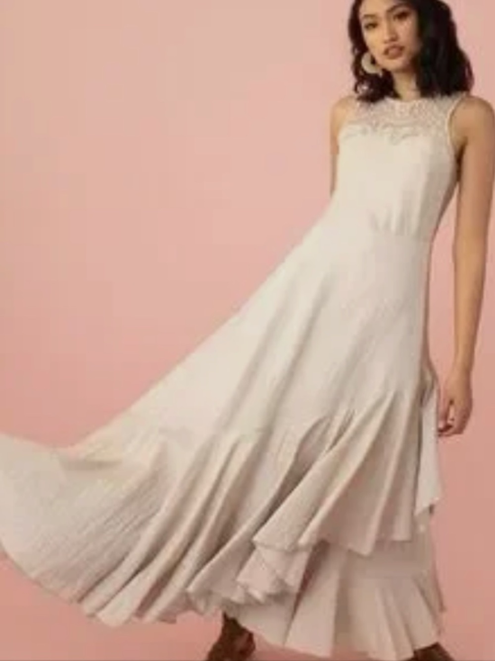 Joyfolie Aberdeen Dress tan/stone size XS